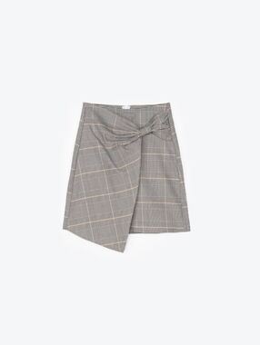 the wrap-front skirt